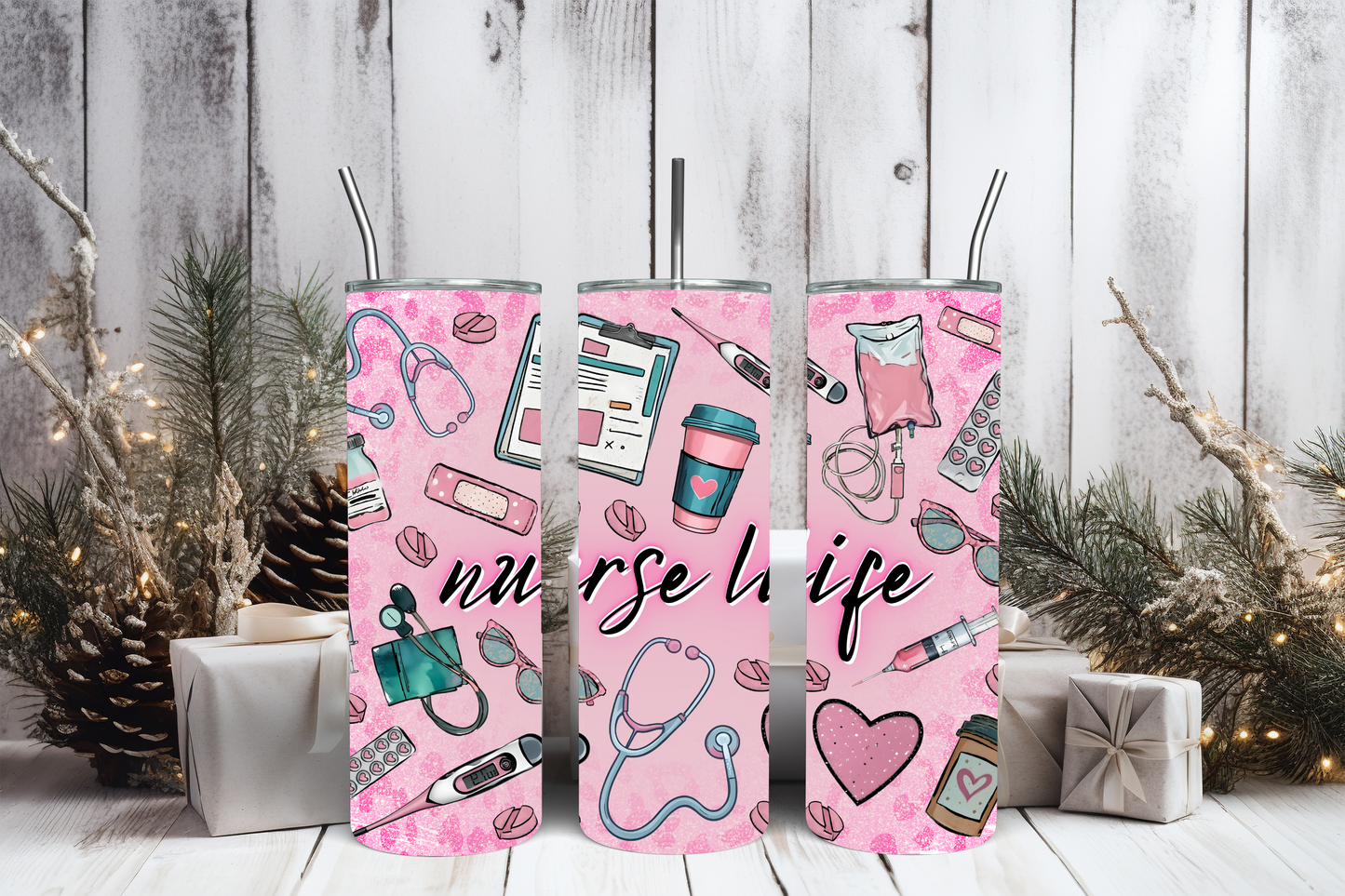 "Nurse Life" Tumbler