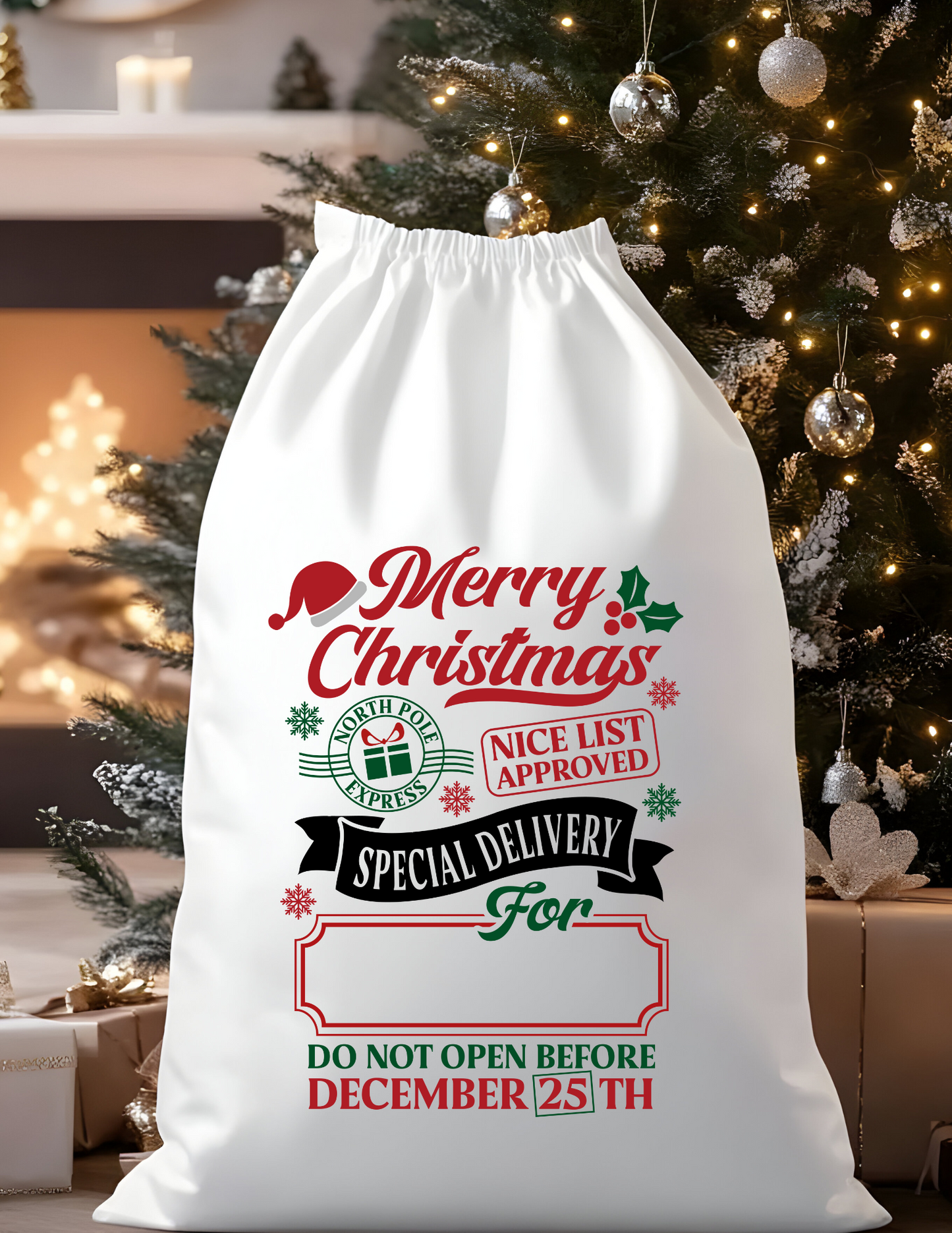 Custom Santa Bags
