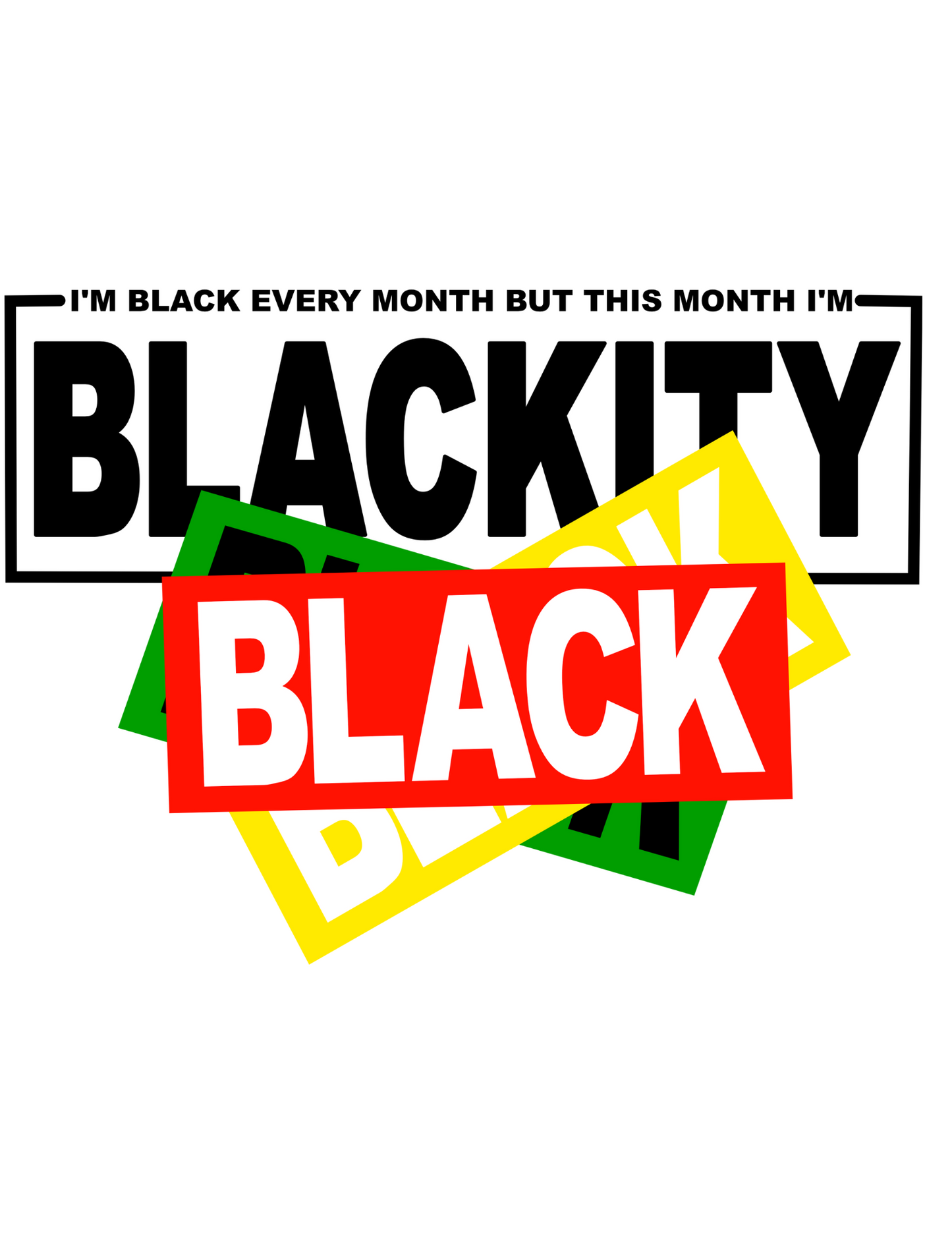 Blackity Black - 1103 Print