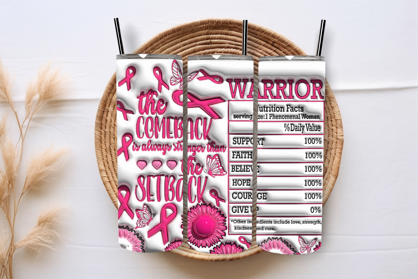 Breast Cancer Awareness Tumblers