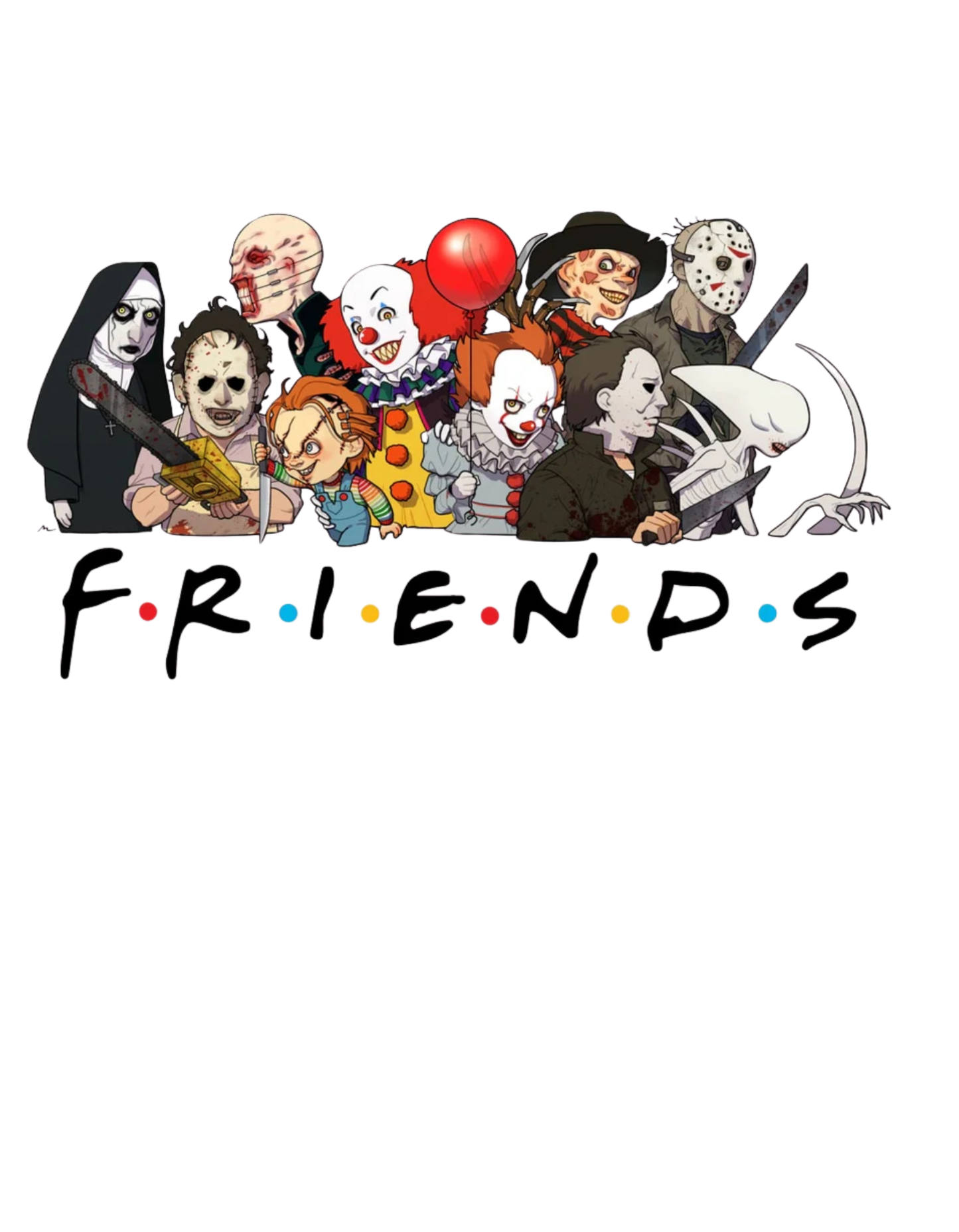 Friends Horror Print #2