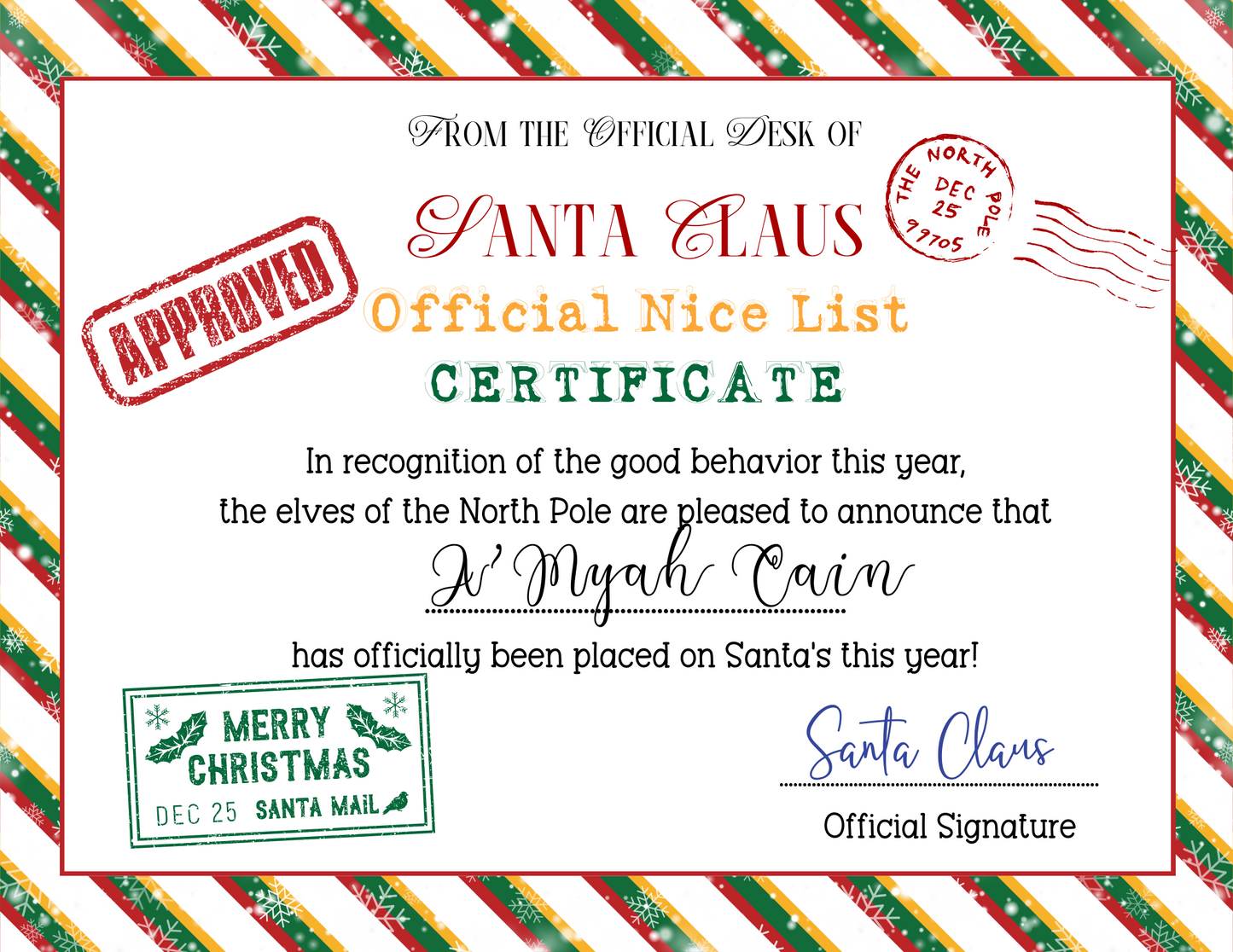 Letter From Santa