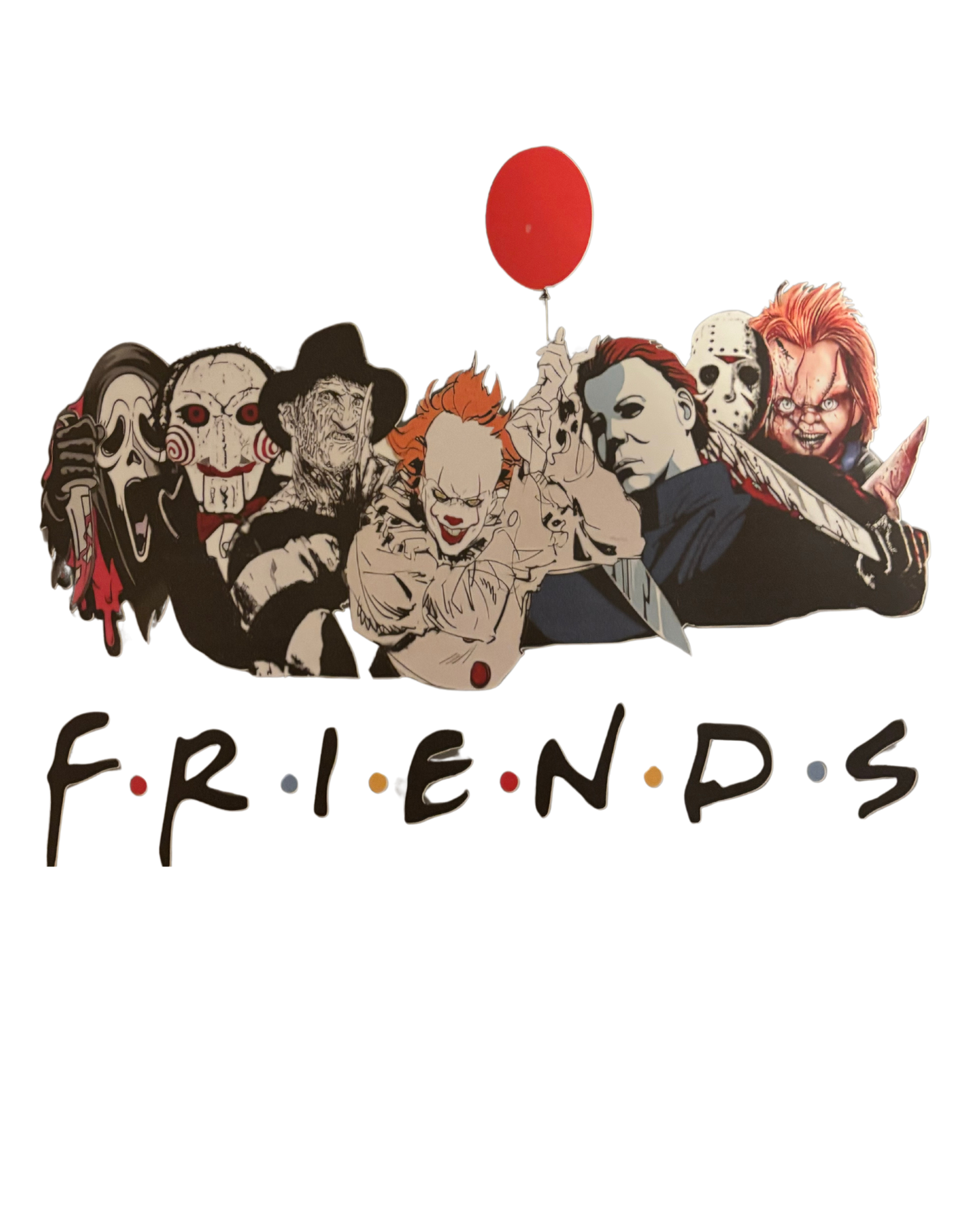 Friends Horror Print #3