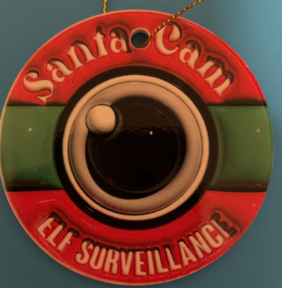 Santa Cam Ornament