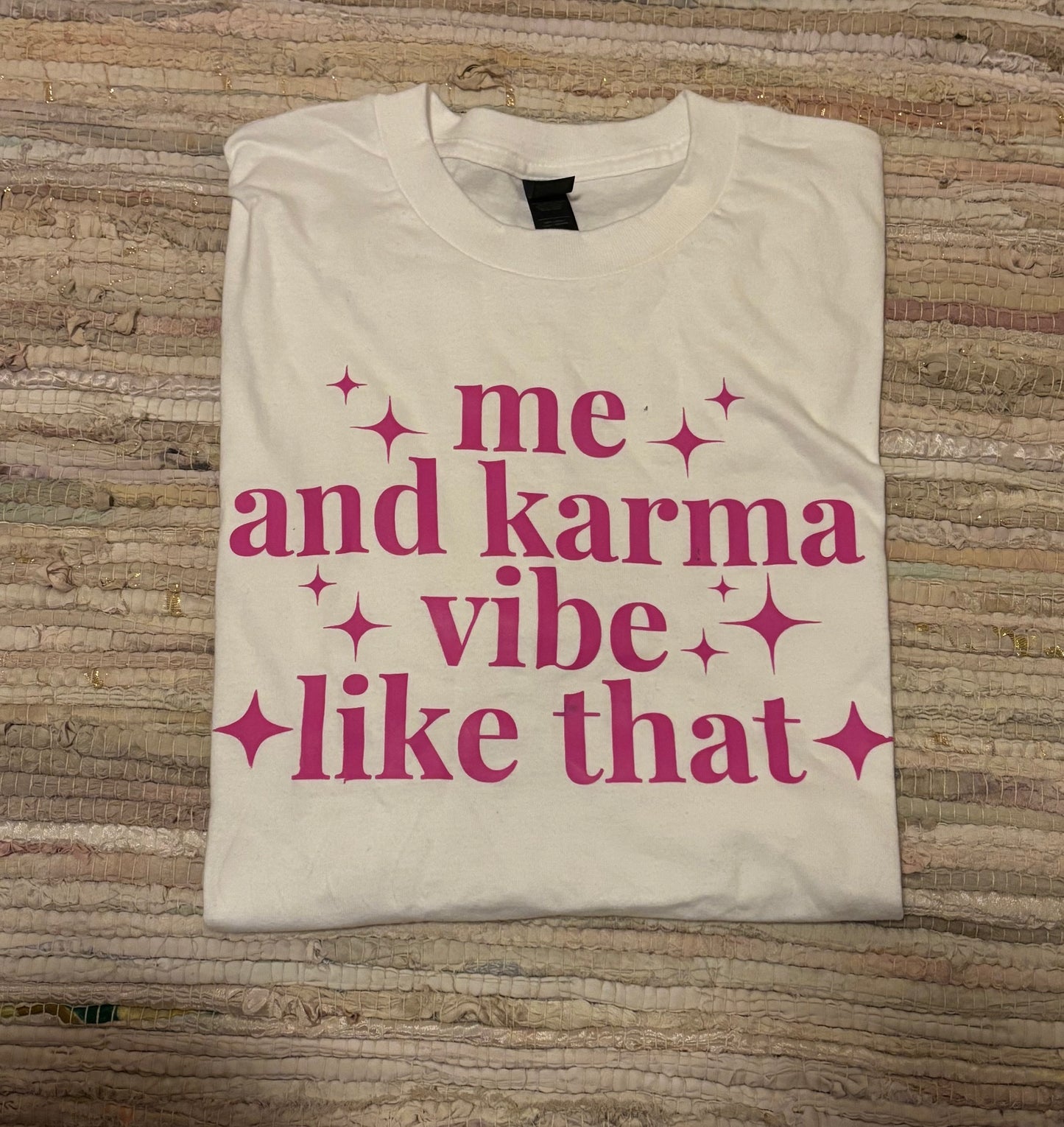 RTS "Me & Karma Vibe Like That" Tee (Large)
