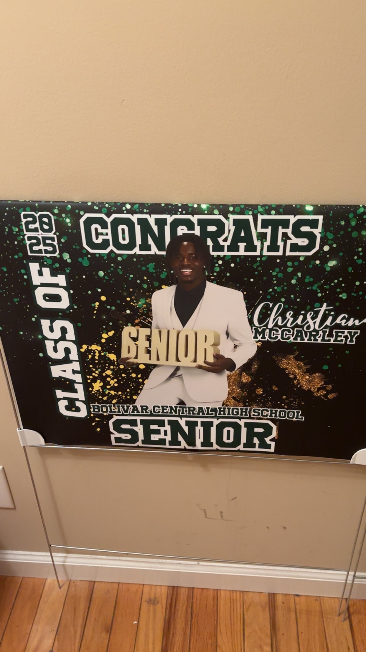 Graduation Yard Sign