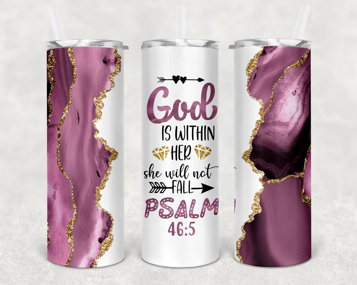 "God Is Within Her" Tumbler