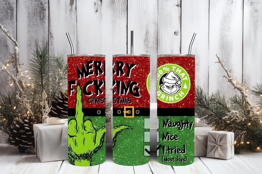 "G-Man Funny Merry Christmas" Tumbler