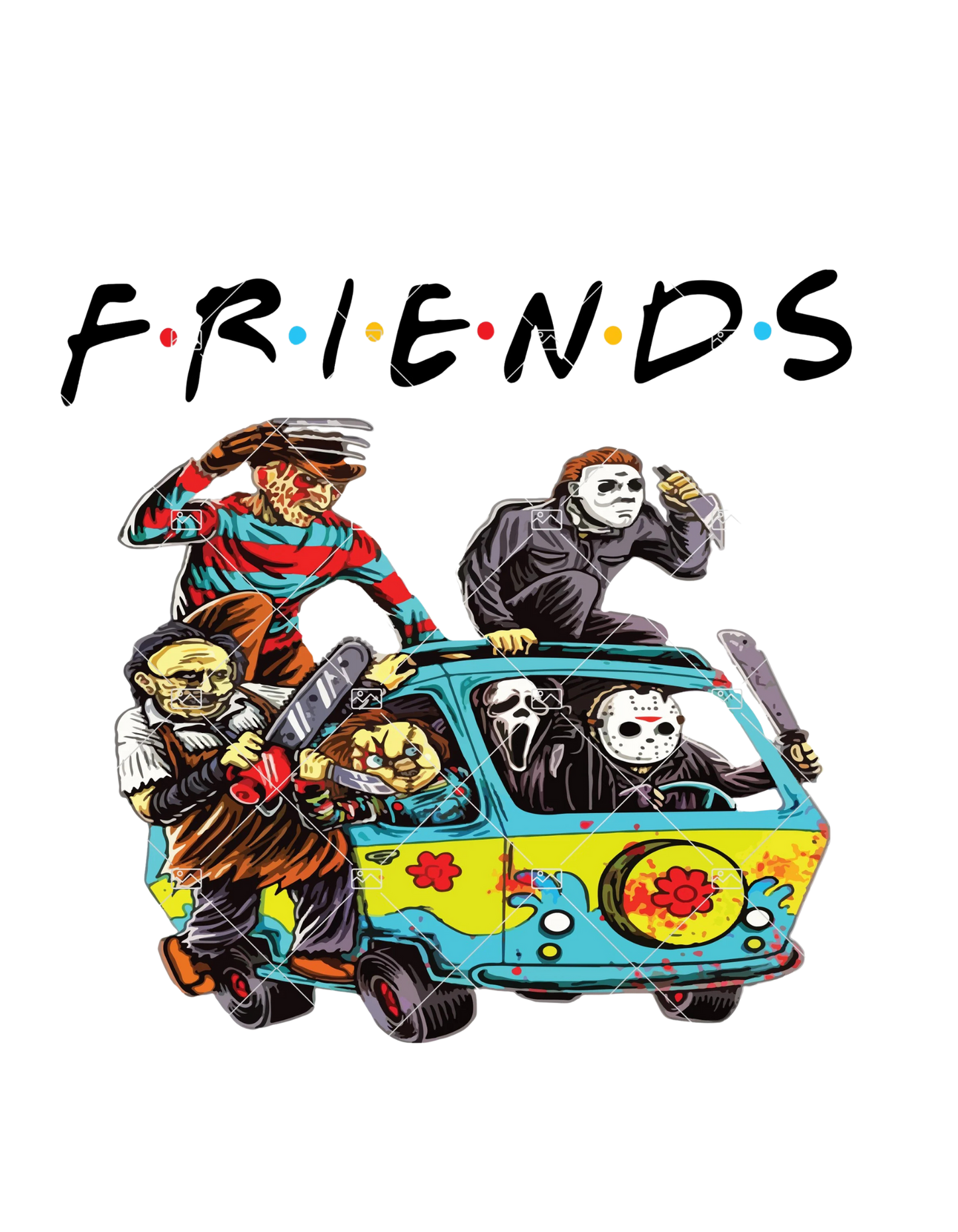 Friends Horror Print #6