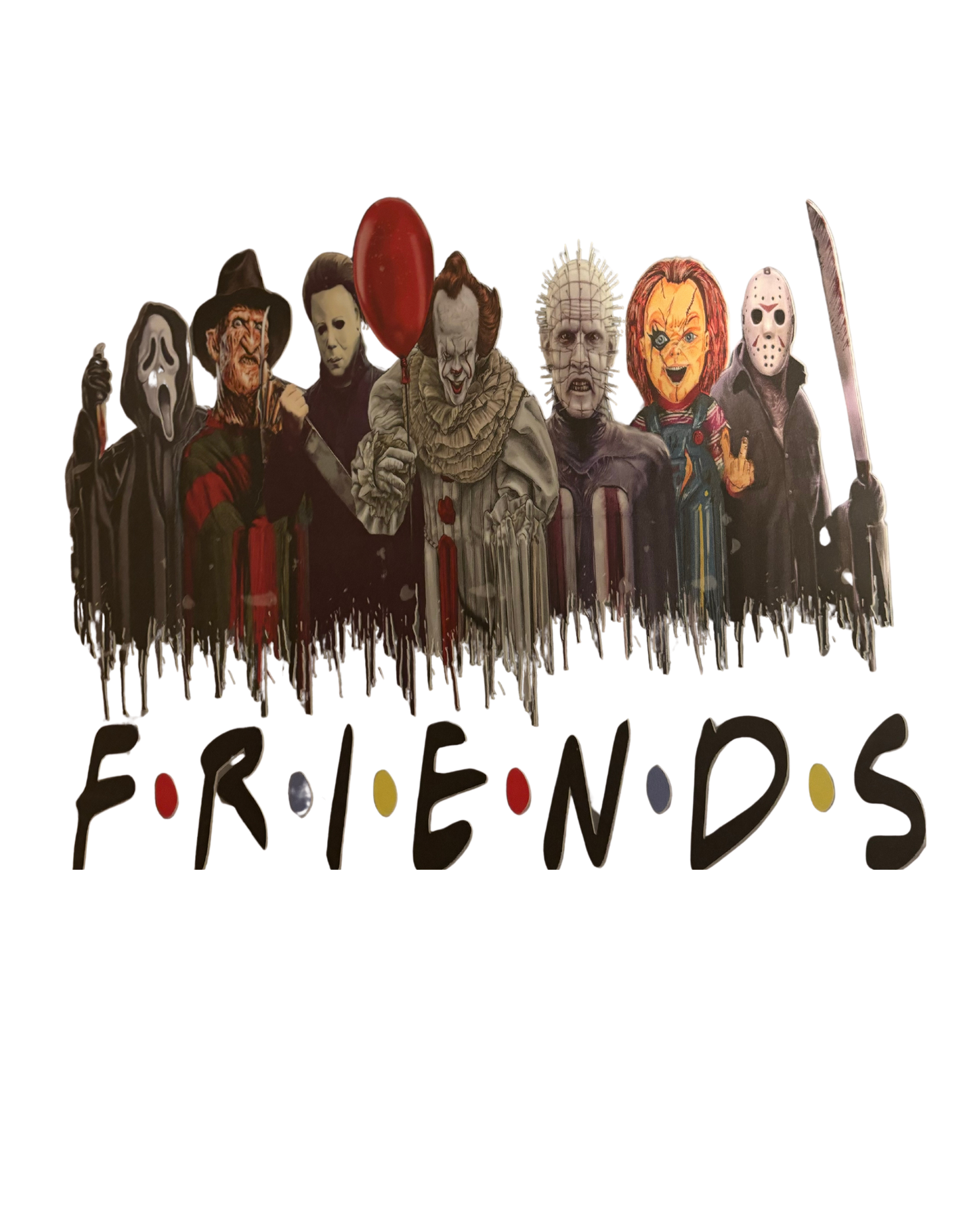 Friends Horror Print #1