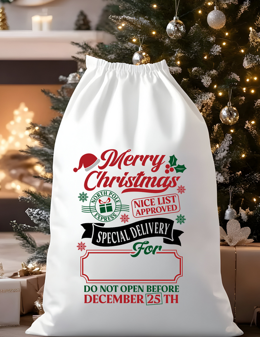 Custom Santa Bags