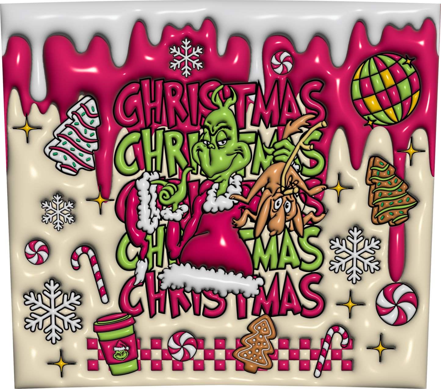 "Christmas Grinch" 20 oz Tumbler (Copy)