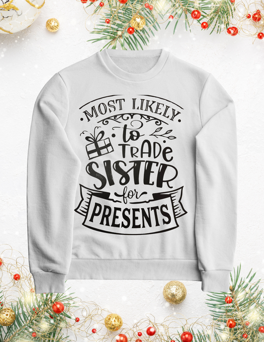 Kids T-Shirt Bar "Most Likely To Trade My Sister"