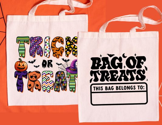 Custom Halloween Candy Tote