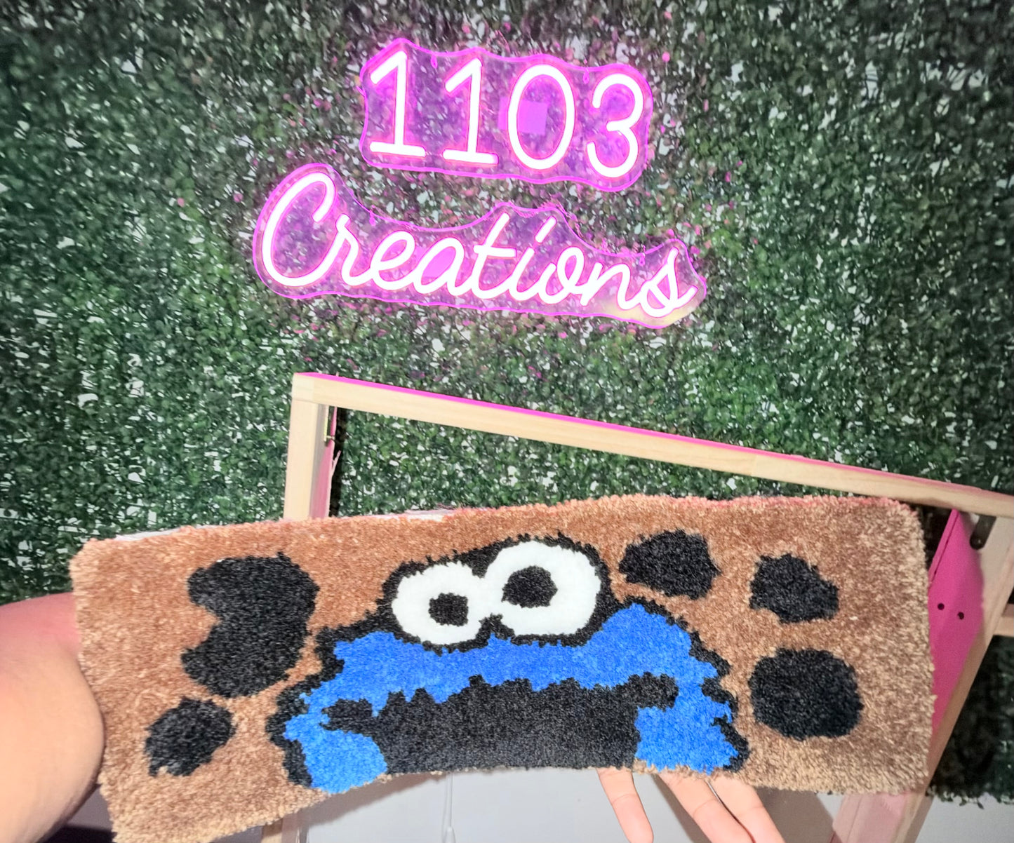 Pre-Made Keyboard Monster Rug