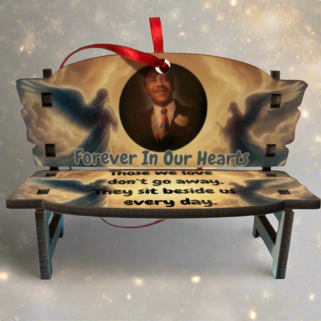 Custom Memorial Bench Ornament