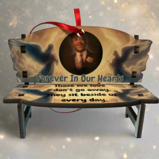 Custom Memorial Bench Ornament