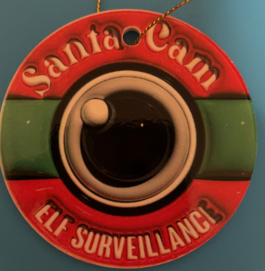 Santa Cam Ornament