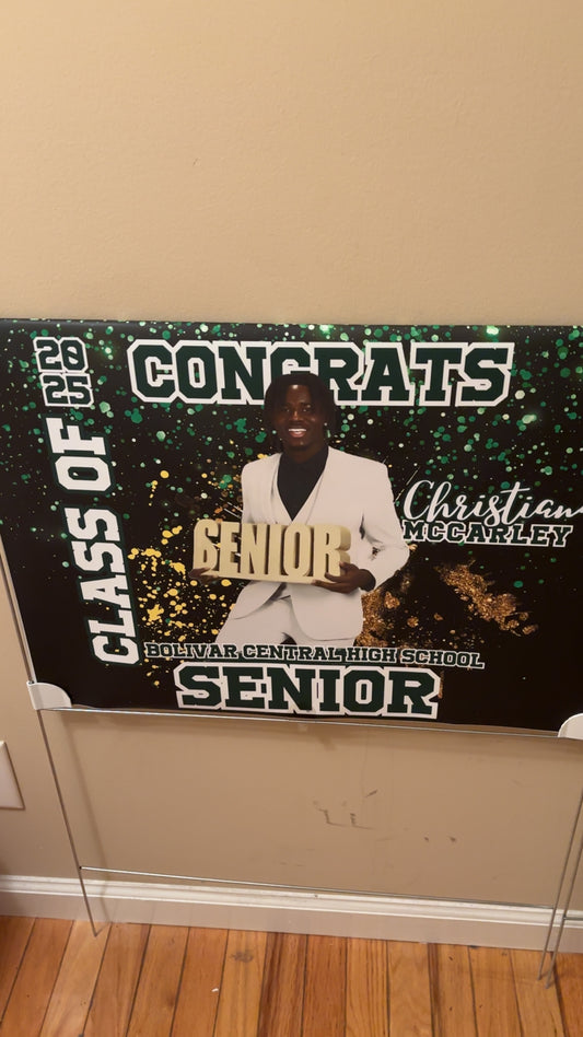 Graduation Yard Sign