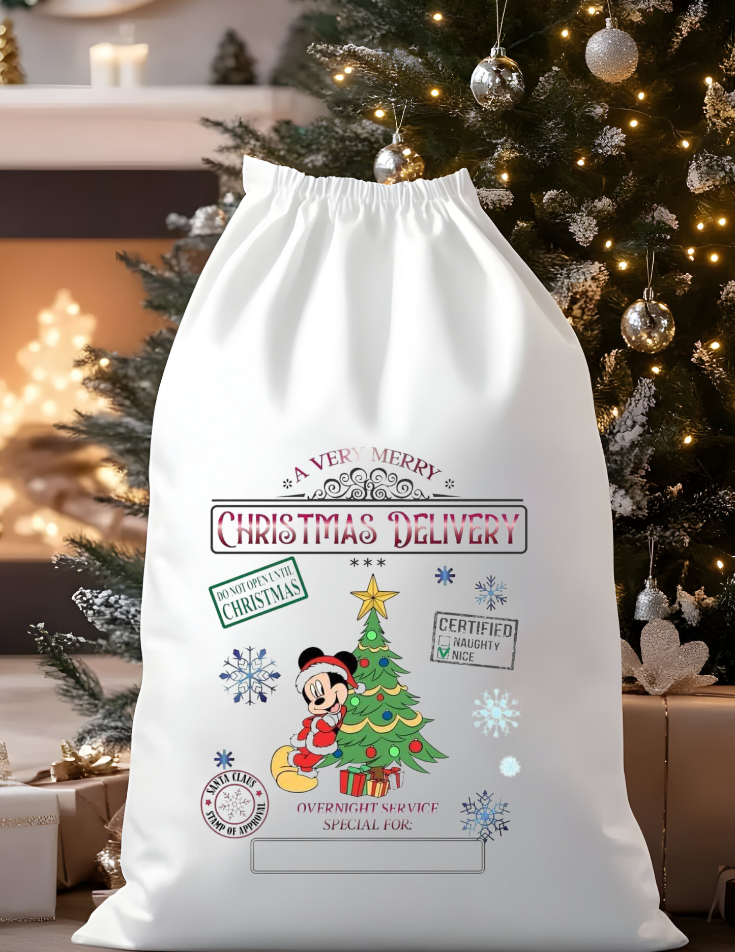 Custom Character Santa Bags