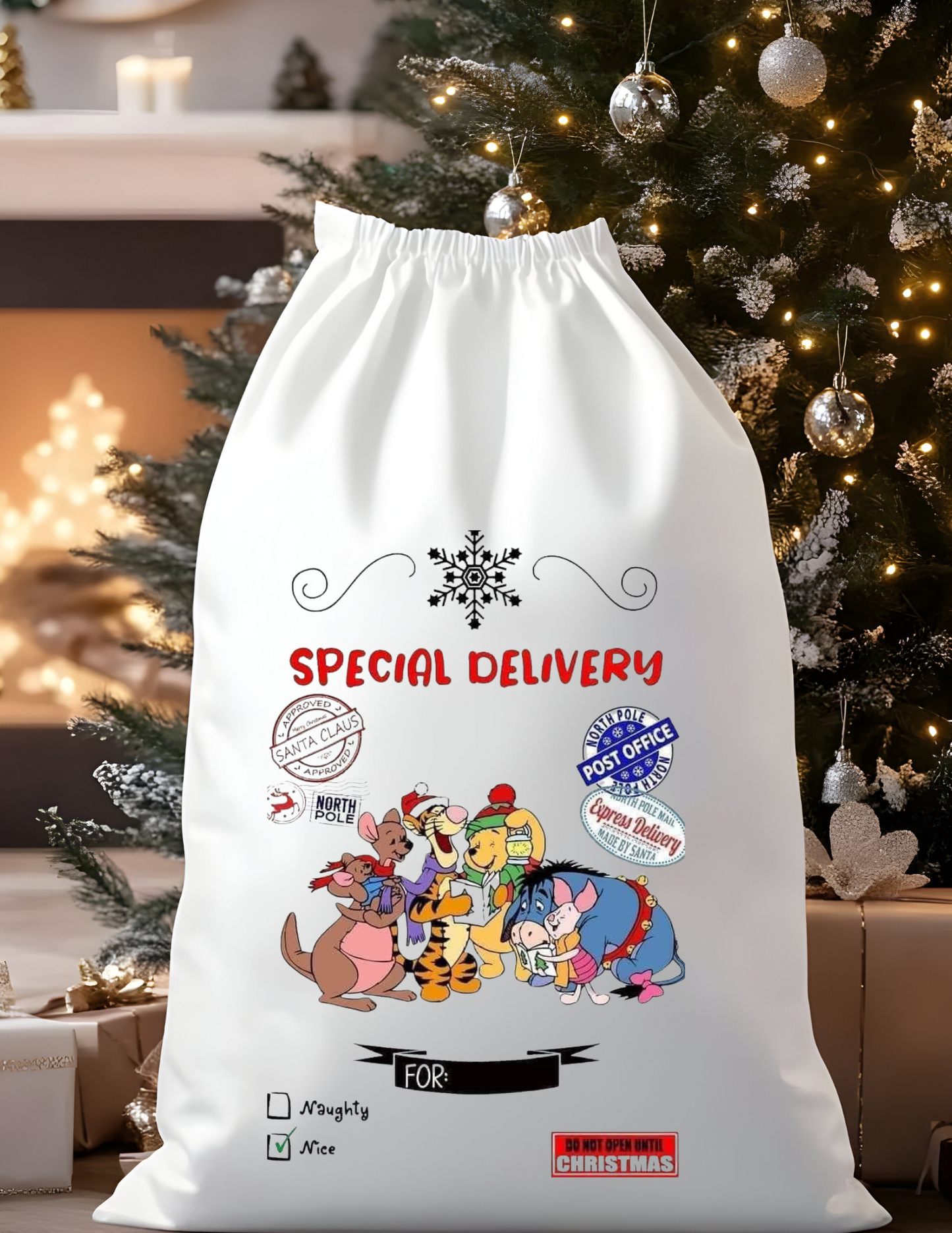 Custom Character Santa Bags