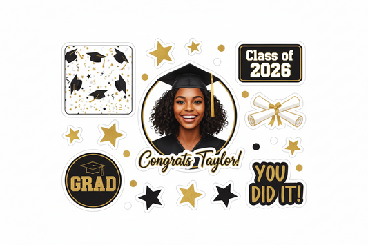 Graduation Stickers - 25pk